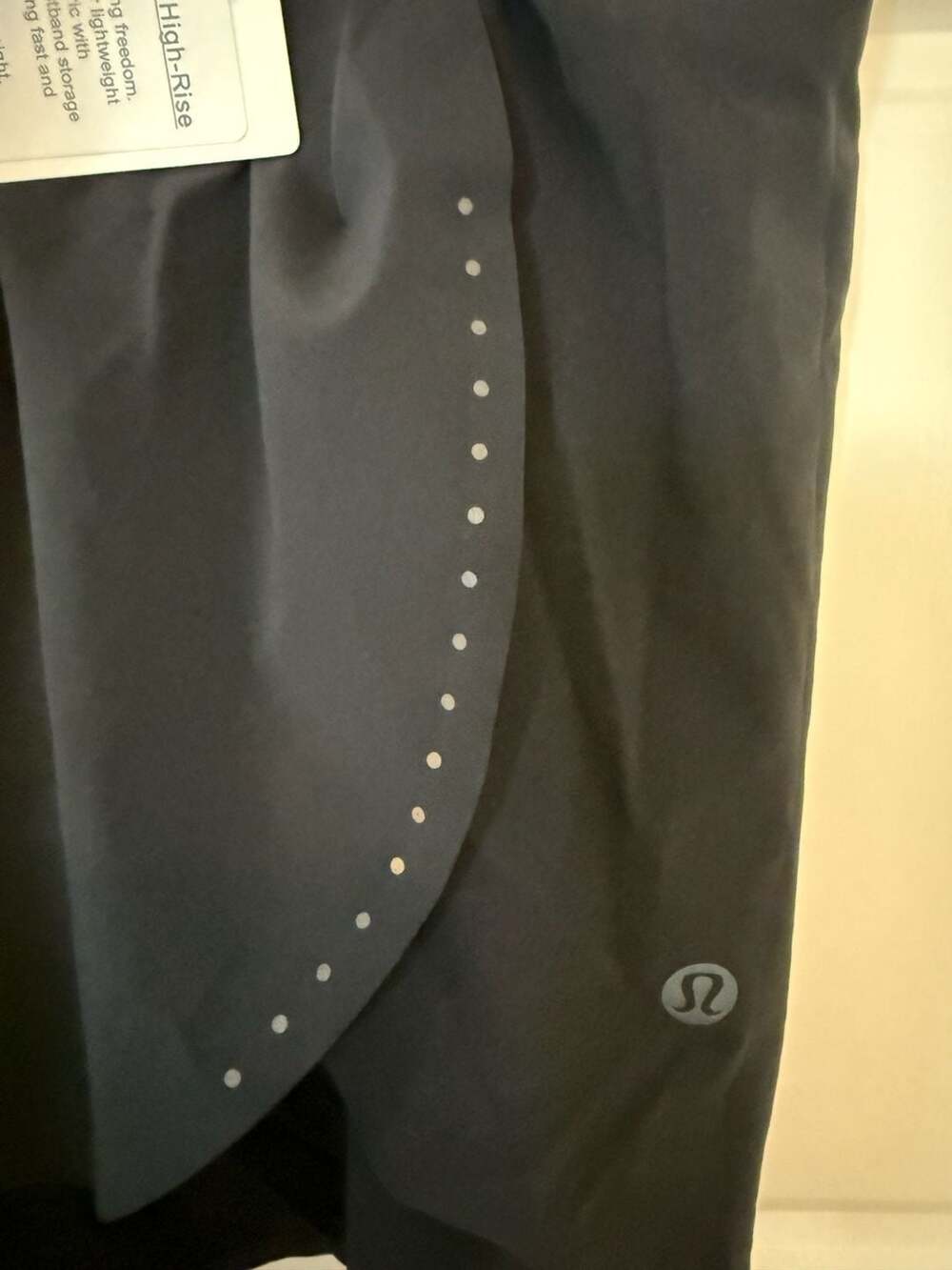 Lululemon Fast and Free High Rise Split Short 3” Black Size XL NWT - Picture 4 of 5